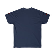 Load image into Gallery viewer, All About Kash Emboirdery Rose sleeves Fitted Tee