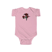 Load image into Gallery viewer, All About Kash Rose Emboidery Infant Fine Jersey Bodysuit