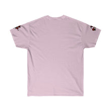 Load image into Gallery viewer, All About Kash Emboirdery Rose sleeves Fitted Tee