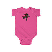 Load image into Gallery viewer, All About Kash Rose Emboidery Infant Fine Jersey Bodysuit