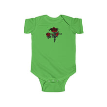 Load image into Gallery viewer, All About Kash Rose Emboidery Infant Fine Jersey Bodysuit