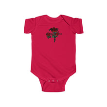 Load image into Gallery viewer, All About Kash Rose Emboidery Infant Fine Jersey Bodysuit